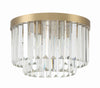 HAY-1400-AG Hayes 4 Light Flush Mount | Alternate Image