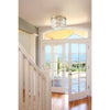 Crystorama Hayes 16'' Flush Mount in Aged Brass - Lifestyle View