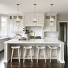 HAY-1401-AG Hayes 8'' Chandelier | Lifestyle Image