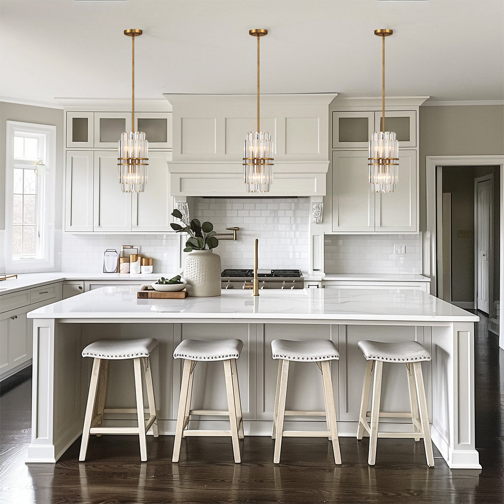 HAY-1401-AG Hayes 8'' Chandelier | Lifestyle Image