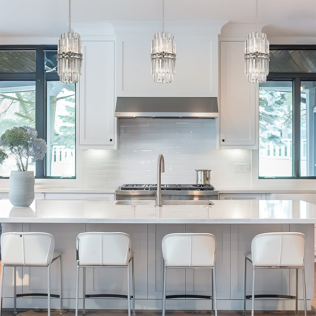 HAY-1401-PN Hayes 8'' Chandelier | Lifestyle Image
