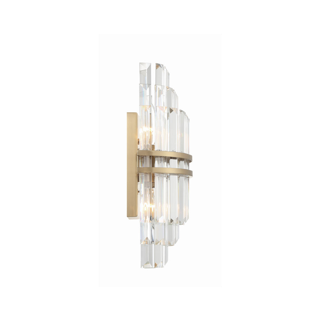 Crystorama Hayes 7.5'' Sconce in Aged Brass - Additional View