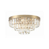 Crystorama Hayes 18'' Flush Mount in Aged Brass - Additional View