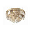 Crystorama Hayes 18'' Flush Mount in Aged Brass - Additional View