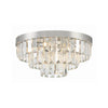 Crystorama Hayes 18'' Flush Mount in Polished Nickel - Additional View