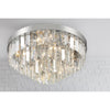 Crystorama Hayes 18'' Flush Mount in Polished Nickel - Lifestyle View
