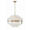 Crystorama Hayes 22'' Chandelier in Aged Brass - Additional View