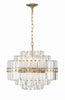 HAY-1405-AG Hayes 12 Light Chandelier | Alternate Image