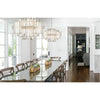 Crystorama Hayes 22'' Chandelier in Polished Nickel - Lifestyle View