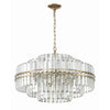 Crystorama Hayes 28'' Chandelier in Aged Brass - Additional View