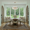 HAY-1407-AG Hayes 28'' Chandelier | Lifestyle Image