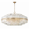 Crystorama Hayes 40.5'' Chandelier in Aged Brass - Additional View