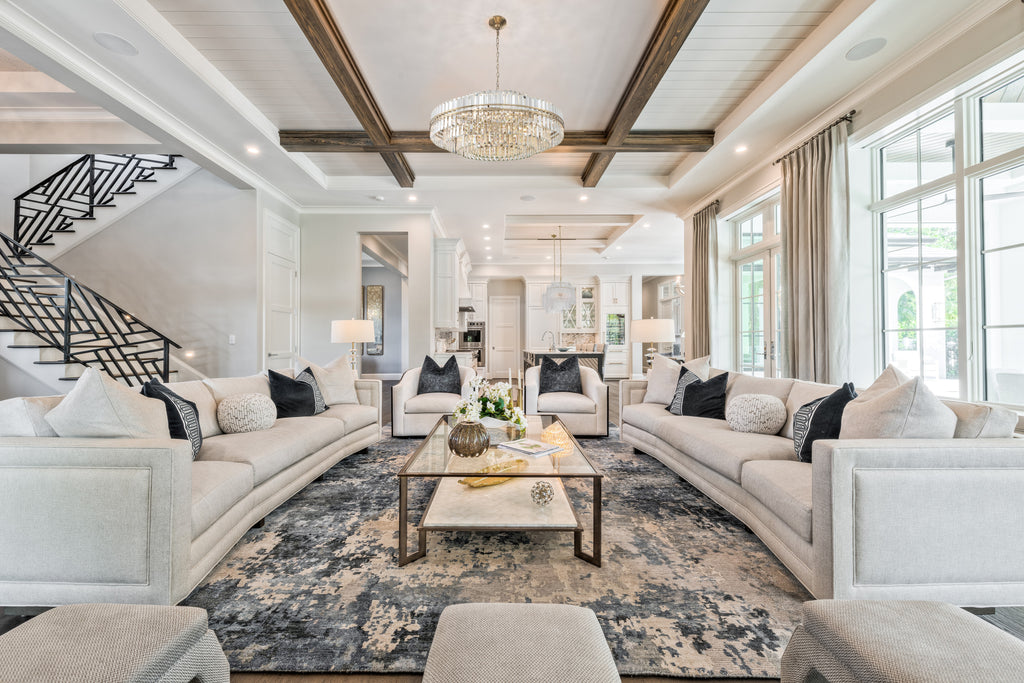 HAY-1409-AG Hayes 40.5'' Chandelier | Lifestyle Image