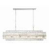 Crystorama Hayes 50'' Linear Chandelier in Polished Nickel - Additional View