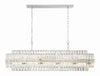 HAY-1417-PN Hayes 16 Light Linear Chandelier | Alternate Image