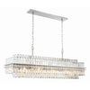 Crystorama Hayes 50'' Linear Chandelier in Polished Nickel - Additional View