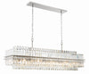 HAY-1417-PN Hayes 16 Light Linear Chandelier | Alternate Image