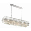 Crystorama Hayes 50'' Linear Chandelier in Polished Nickel - Additional View