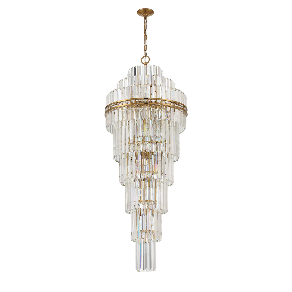 HAY-1419-AG Hayes 24'' Chandelier | Alternate Image