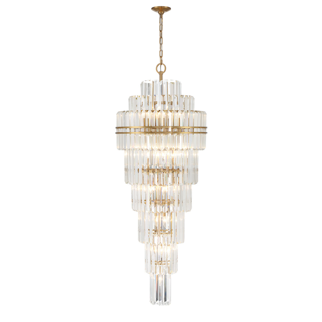 HAY-1419-AG Hayes 24'' Chandelier | Alternate Image