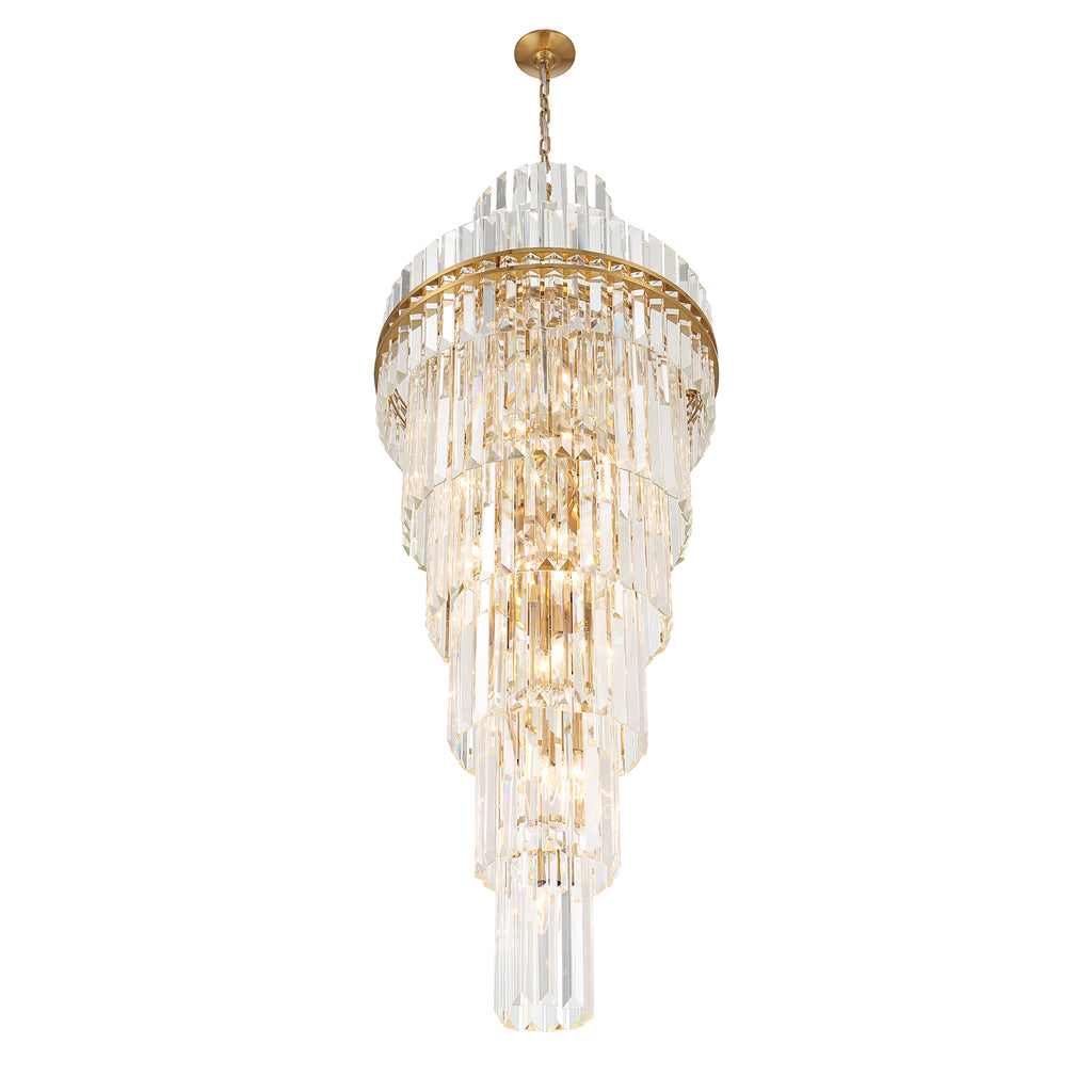 HAY-1419-AG Hayes 24'' Chandelier | Alternate Image
