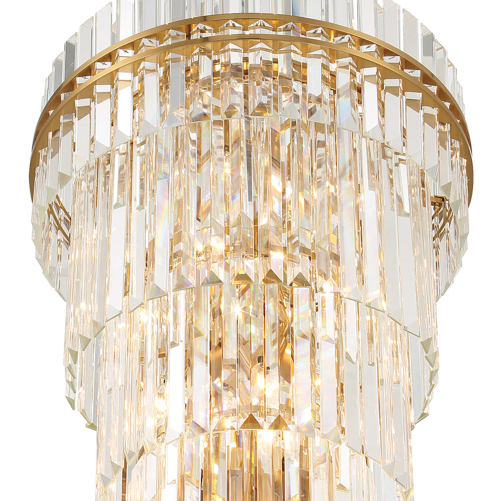 HAY-1419-AG Hayes 24'' Chandelier | Alternate Image