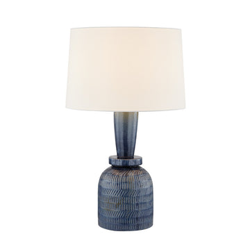 Aged Brass/Ceramic Washed Cobalt