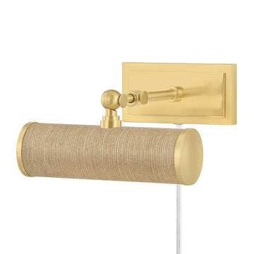 Aged Brass/Grasscloth