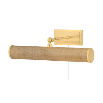 Aged Brass/Grasscloth