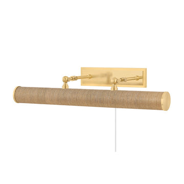 Aged Brass/Grasscloth