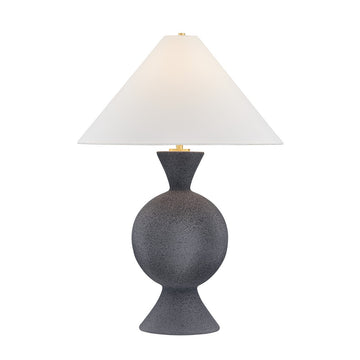 Aged Brass/Ceramic Pale Midnight