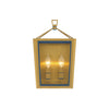 Crystorama Herrick 7.75" Sconce in Luxe Gold + Navy - Front View