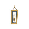 Crystorama Herrick 7.75" Sconce in Luxe Gold + Navy - Additional View