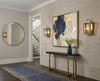Crystorama Herrick 7.75" Sconce in Luxe Gold + Navy - Lifestyle View