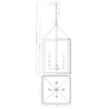 Crystorama Herrick 18" Chandelier - Product Dimensions