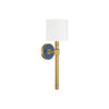 Crystorama Herrick 6.25" Sconce in Luxe Gold + Navy - Additional View