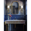 Crystorama Herrick 6.25" Sconce in Luxe Gold + Navy - Lifestyle View