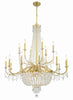 HWD-7722-AG Haywood 22 Light Chandelier | Main Image