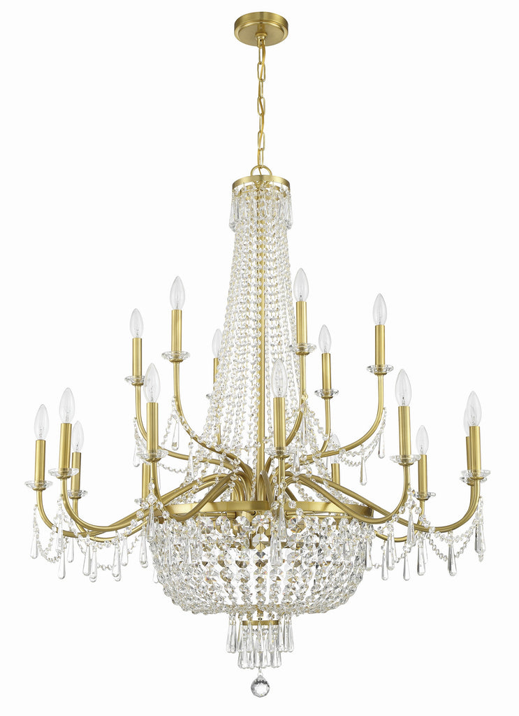 HWD-7722-AG Haywood 40'' Chandelier | Alternate Image