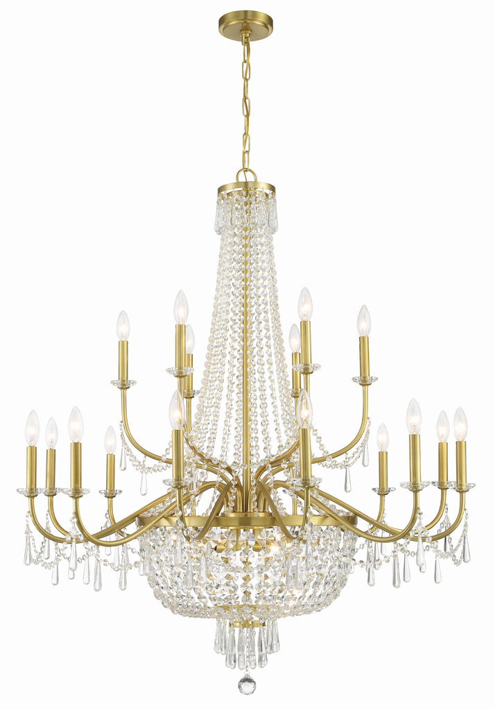 HWD-7722-AG Haywood 40'' Chandelier | Alternate Image