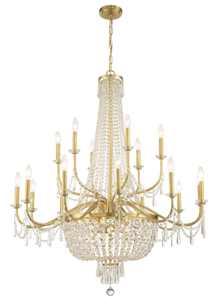 HWD-7722-AG Haywood 40'' Chandelier | Alternate Image