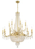 HWD-7722-AG Haywood 22 Light Chandelier | Alternate Image