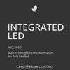 Crystorama Royston 6.75'' Integrated LED Sconce - Led Rated Image