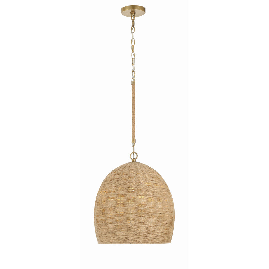 Crystorama Jace 15'' Pendant in Soft Gold - Additional View