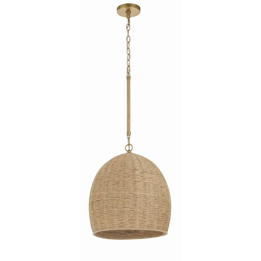 Crystorama Jace 15'' Pendant in Soft Gold - Additional View