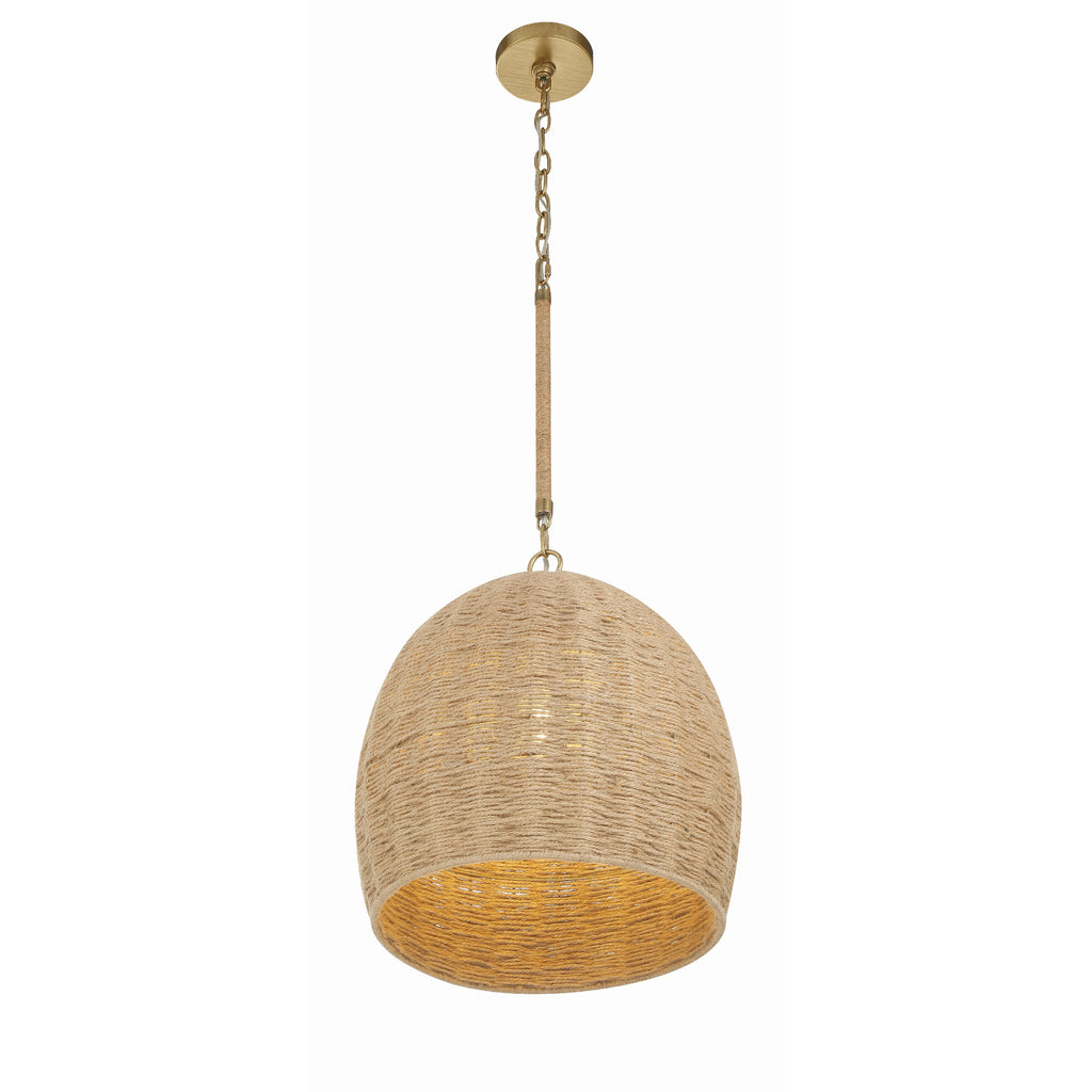 Crystorama Jace 15'' Pendant in Soft Gold - Additional View