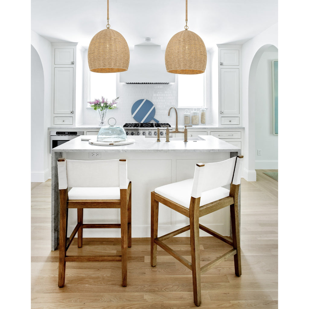 Crystorama Jace 15'' Pendant in Soft Gold - Lifestyle View