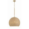 Crystorama Jace 20'' Pendant in Soft Gold - Additional View