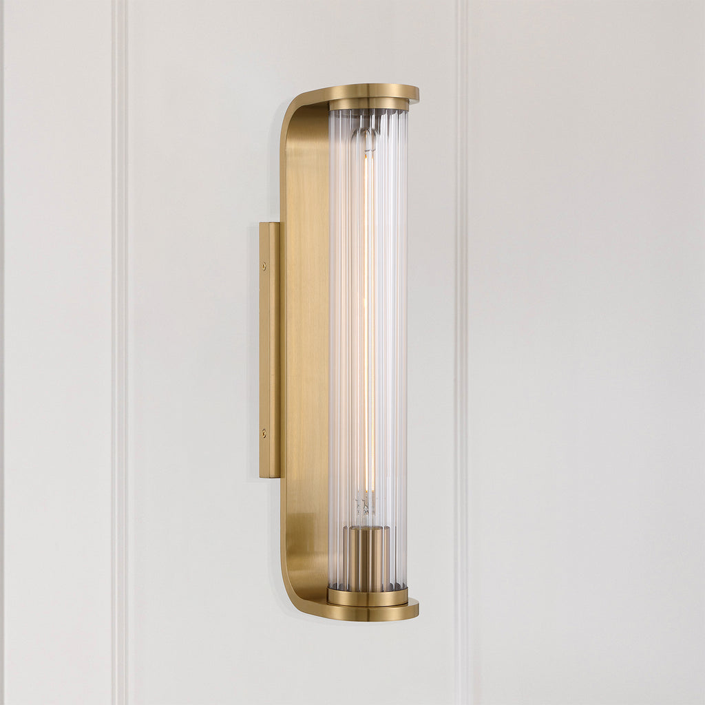 JAR-2301-AG Jarvis 1 Light Sconce | Lifestyle Image
