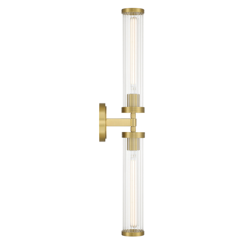 Crystorama Jarvis 29'' LED Sconce in Aged Brass - Additional View